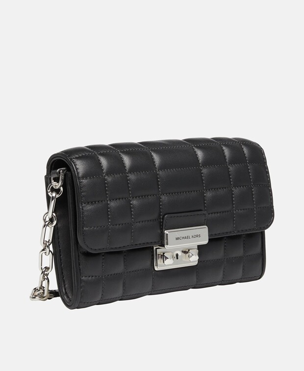 

Кожаная сумка-мессенджер Michael Michael Kors, черный