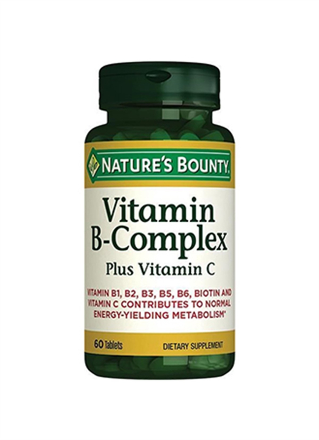 Natures Bounty Комплекс витаминов группы В плюс витамин С 60 NATURE'S BOUNTY