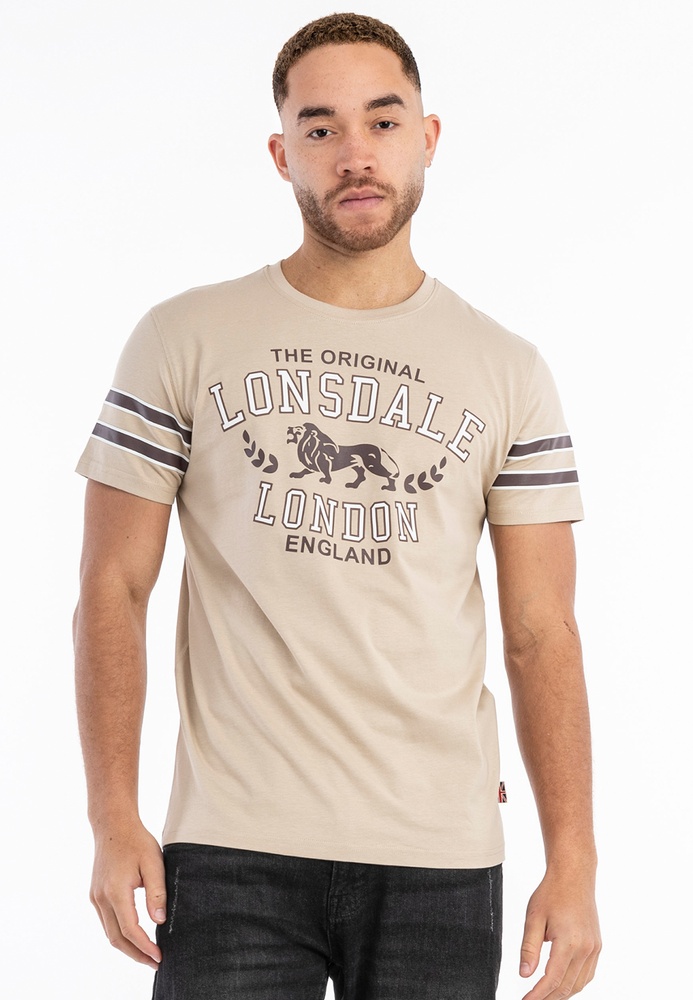 

Футболка Lonsdale Brouster, бежевый