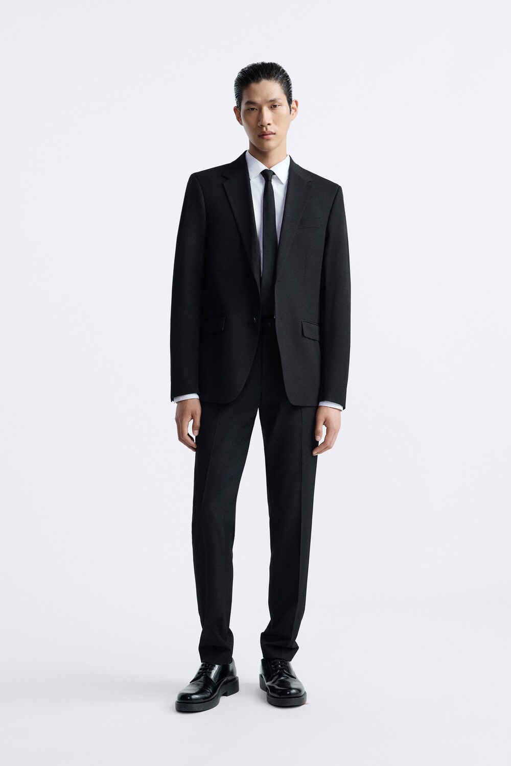 

Куртка узкая модель Zara, черный