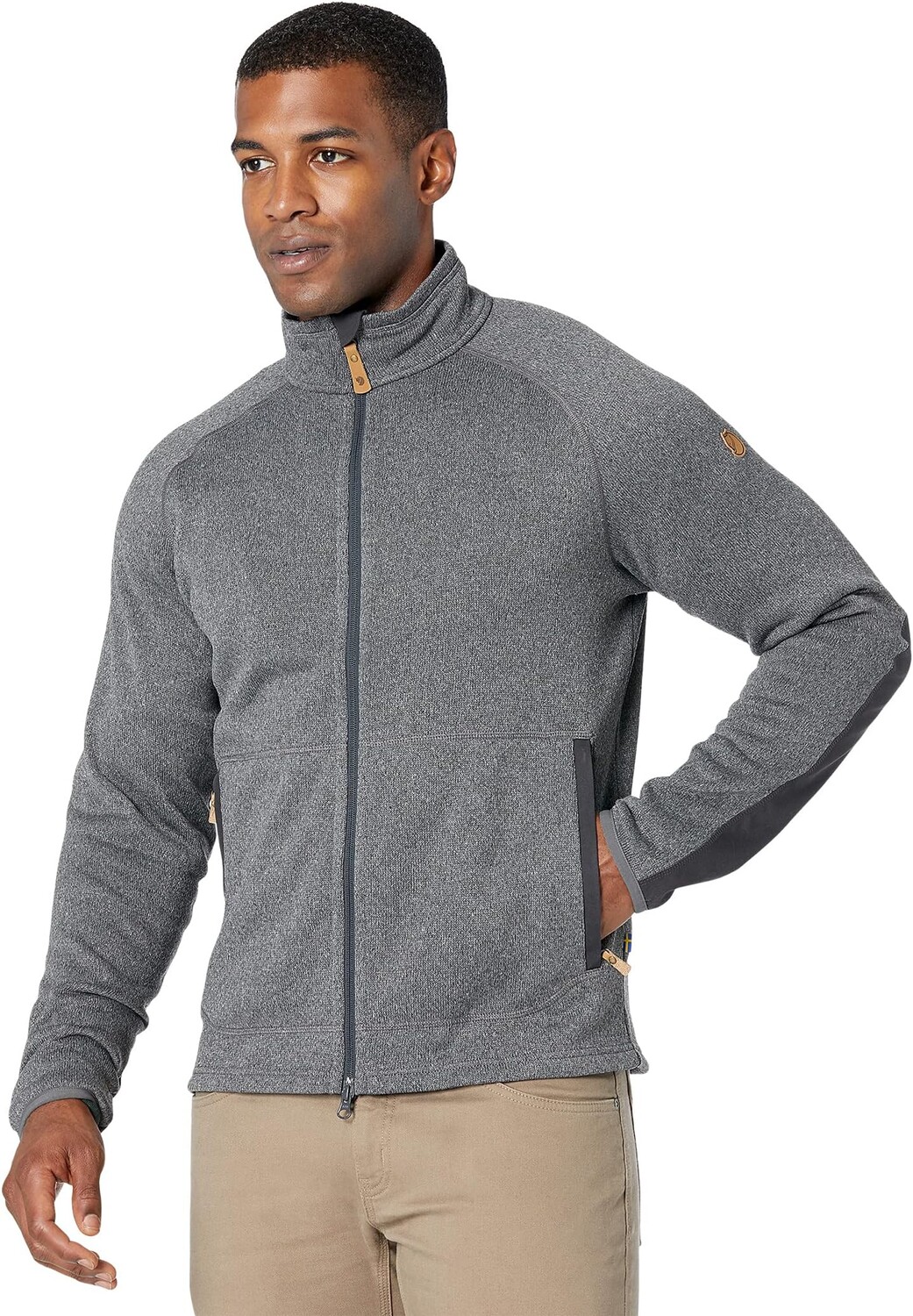 

Куртка Ovik Fleece Zip Sweater Fjällräven, темно-серый