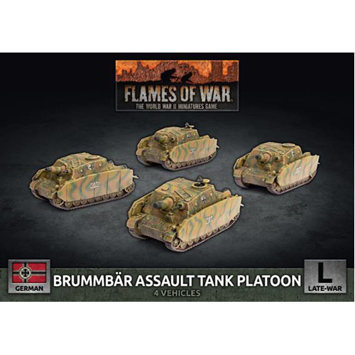 Фигурки Brummbar Assault Tank Platoon (X4) фигурки zrinyi assault gun platoon plastic