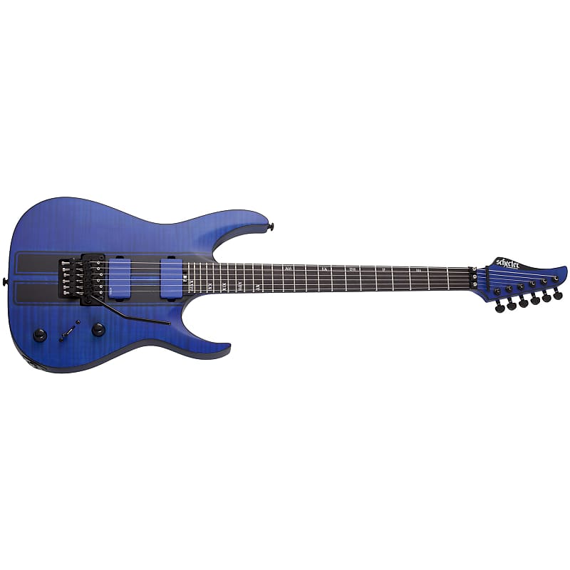 Электрогитара Schecter Banshee GT FR Satin Trans Blue Electric Guitar + Free Gig Bag электрогитара schecter banshee gt fr s tp