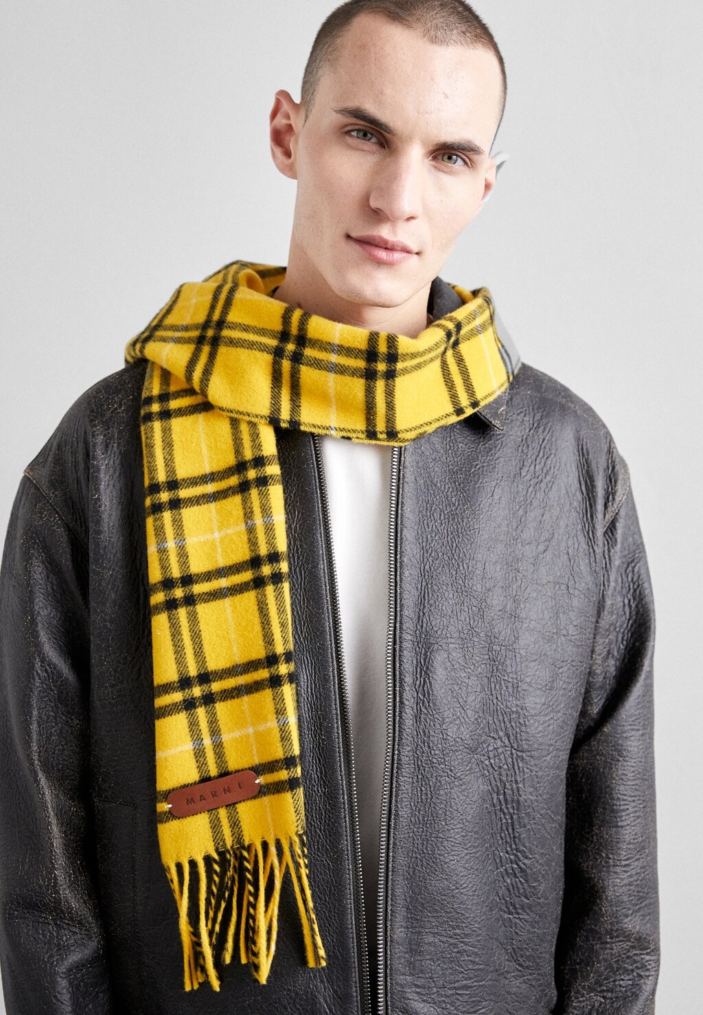 

Шарф Scarf Unisex Marni, желтый