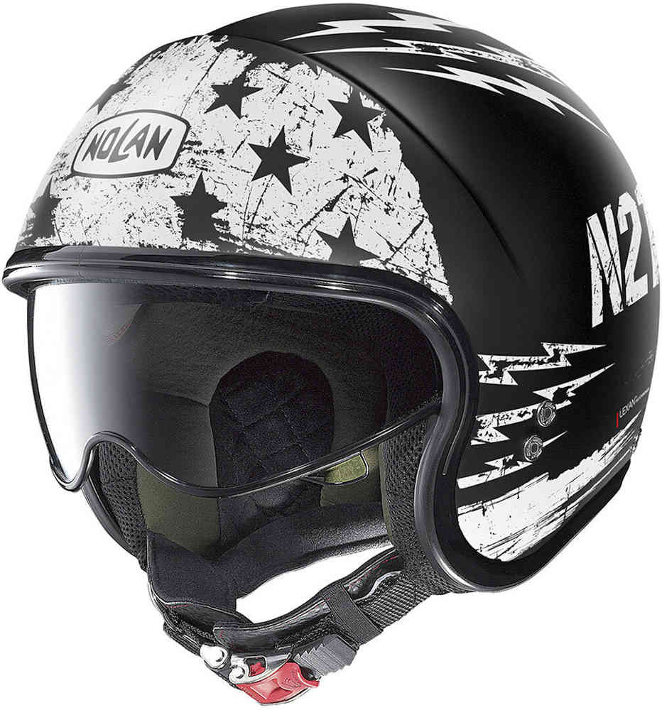 Реактивный шлем N21 Jetfire Nolan, черный красный адаптер питания uniel ucx sp2 n21 white 1 sticker uls n21 flex