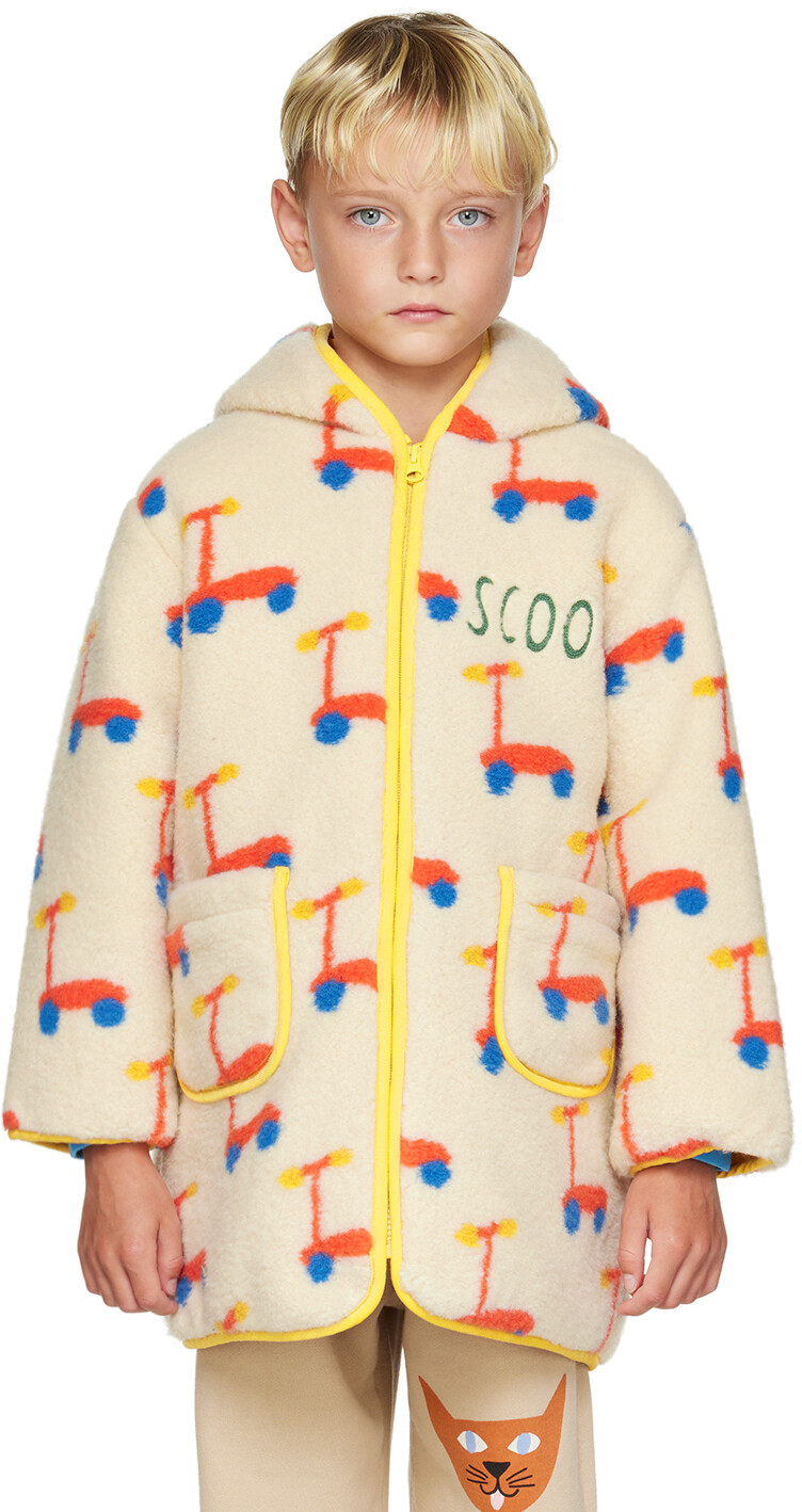 

Детское бежевое пальто Scoot Jellymallow, Бежевый