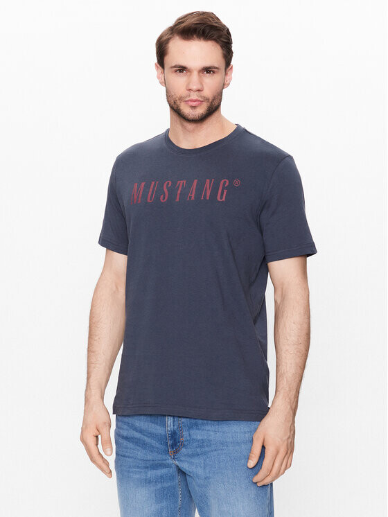 

Футболка стандартного кроя Mustang, синий