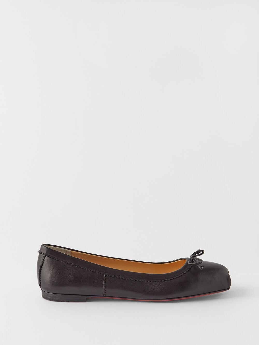 

Кожаные балетки mamadrague Christian Louboutin, черный