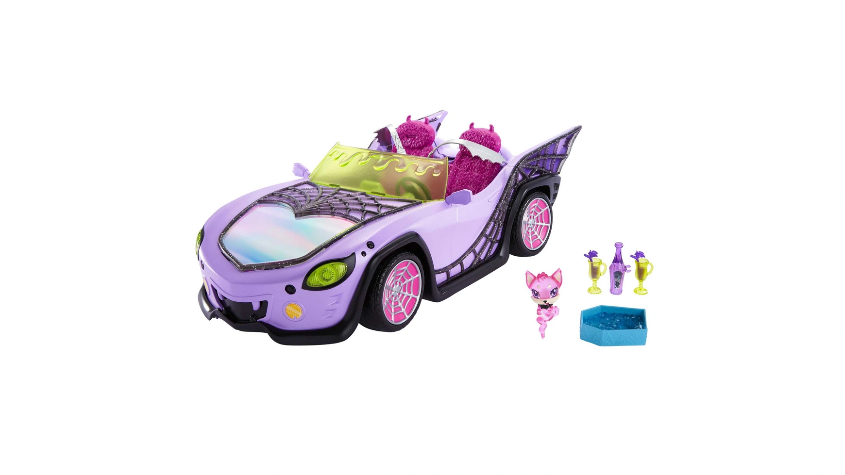 Автомобиль монстр хай Mattel кукла сирена вон бу monster high причудливое слияние freaky fusion sirena von boo bjr42