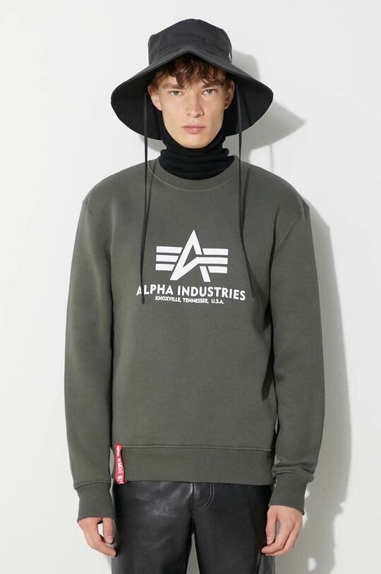 

Базовый свитер Alpha Industries, зеленый