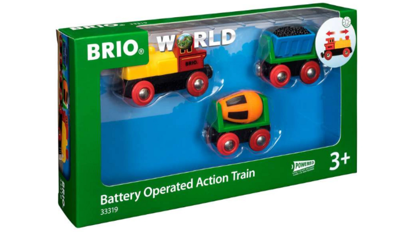 Brio Bahn Поезд с аккумуляторным локомотивом цена и фото