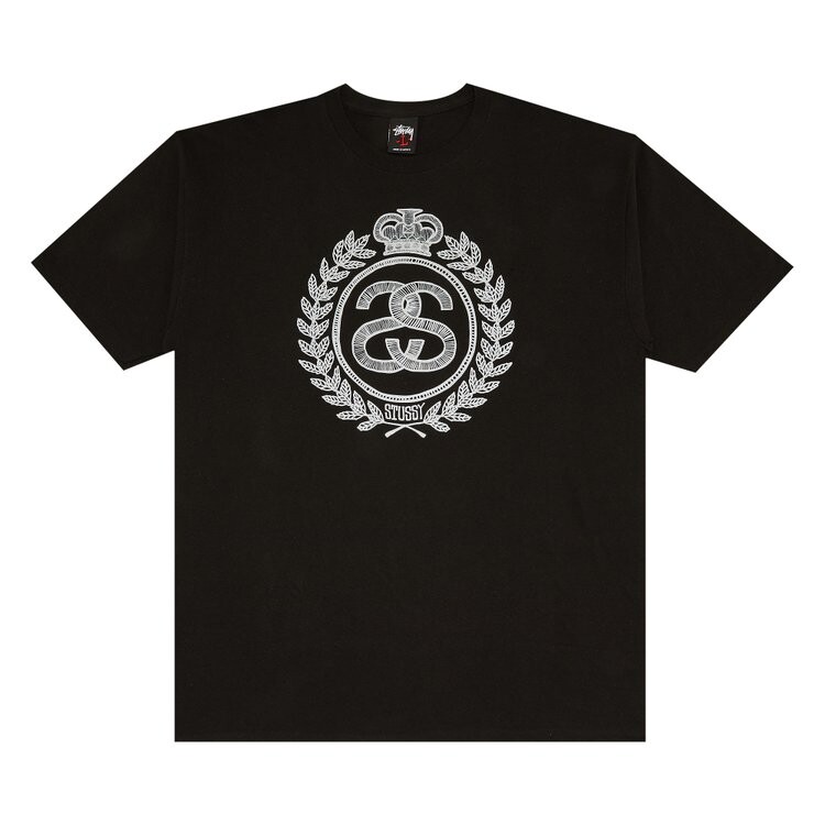 Футболка Stussy Gear Crown 'Black', черный