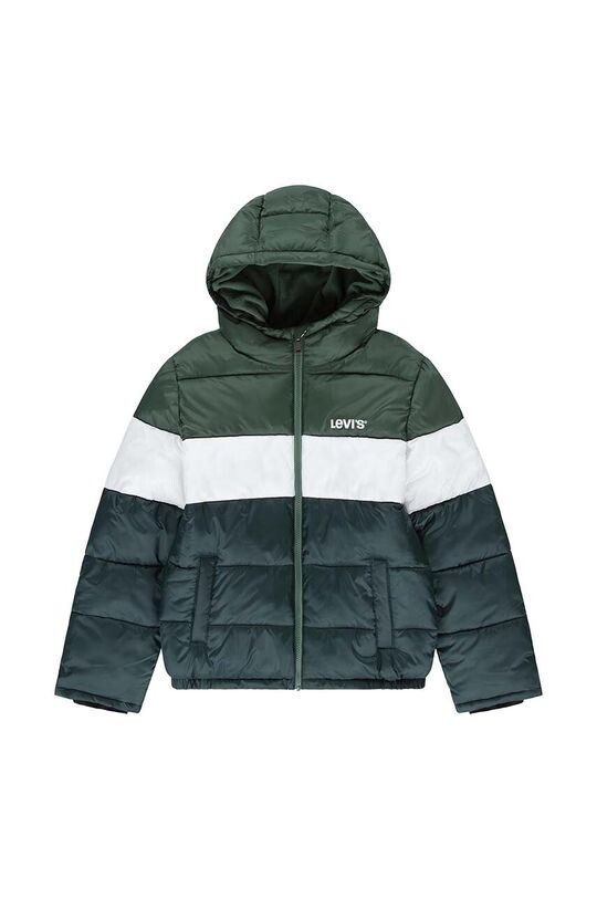 

Детская куртка BOY'S COLOR Block PUFFER Levi's, зеленый