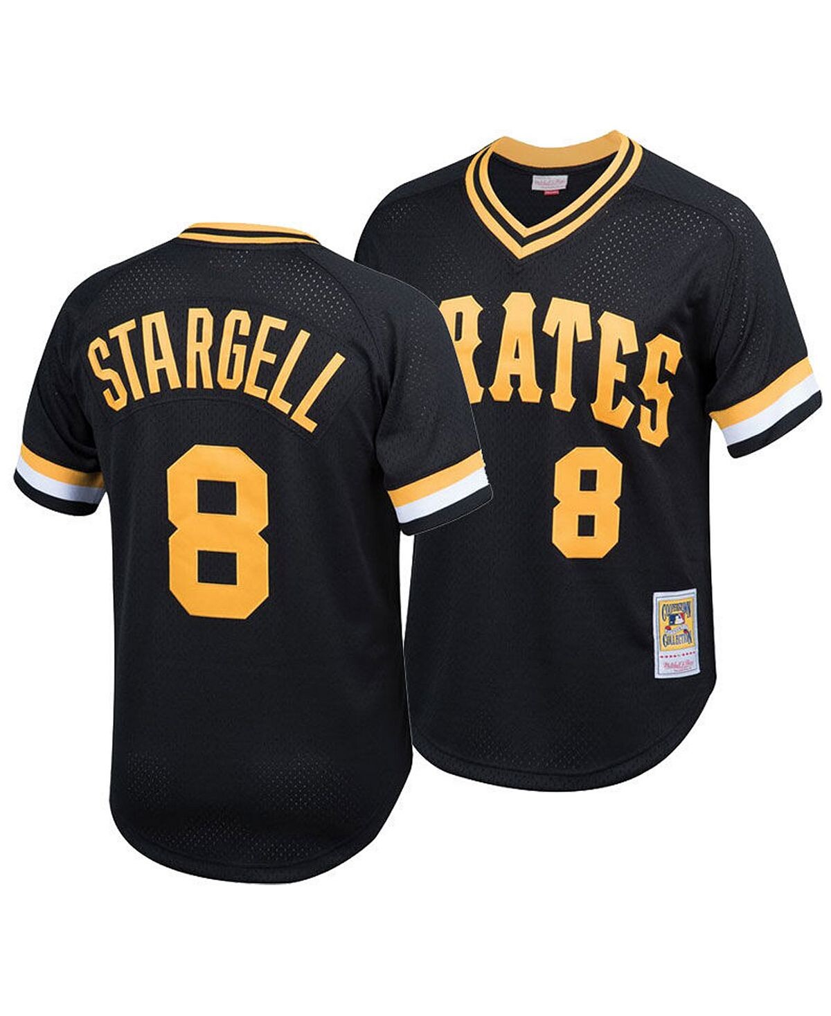 

Сетчатая майка Big Boys Willie Stargell Pittsburgh Pirates с V-образным вырезом Mitchell & Ness
