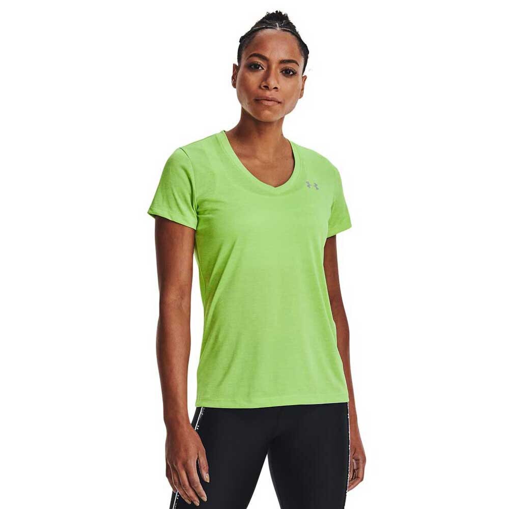 

Футболка Under Armour Tech V-Neck Twist, зеленый