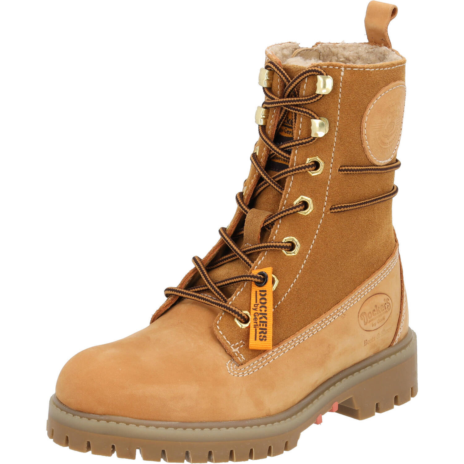 Ботинки DOCKERS Schnürstiefel, цвет golden tan