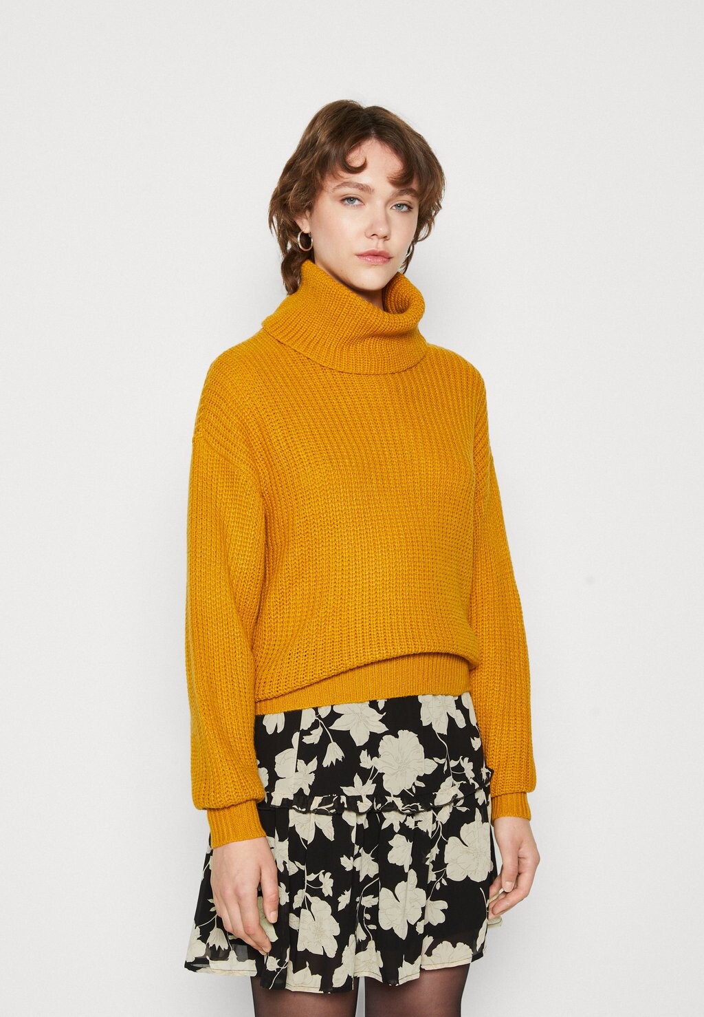 

Свитшот JDY JDYJADY JUSTY COWLNECK, урожай золота, Желтый