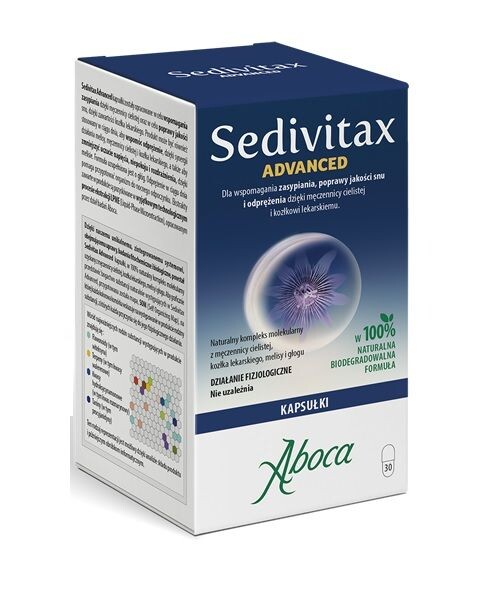 

Aboca Sedivitax Advanced Kapsułki снотворное, 30 шт.
