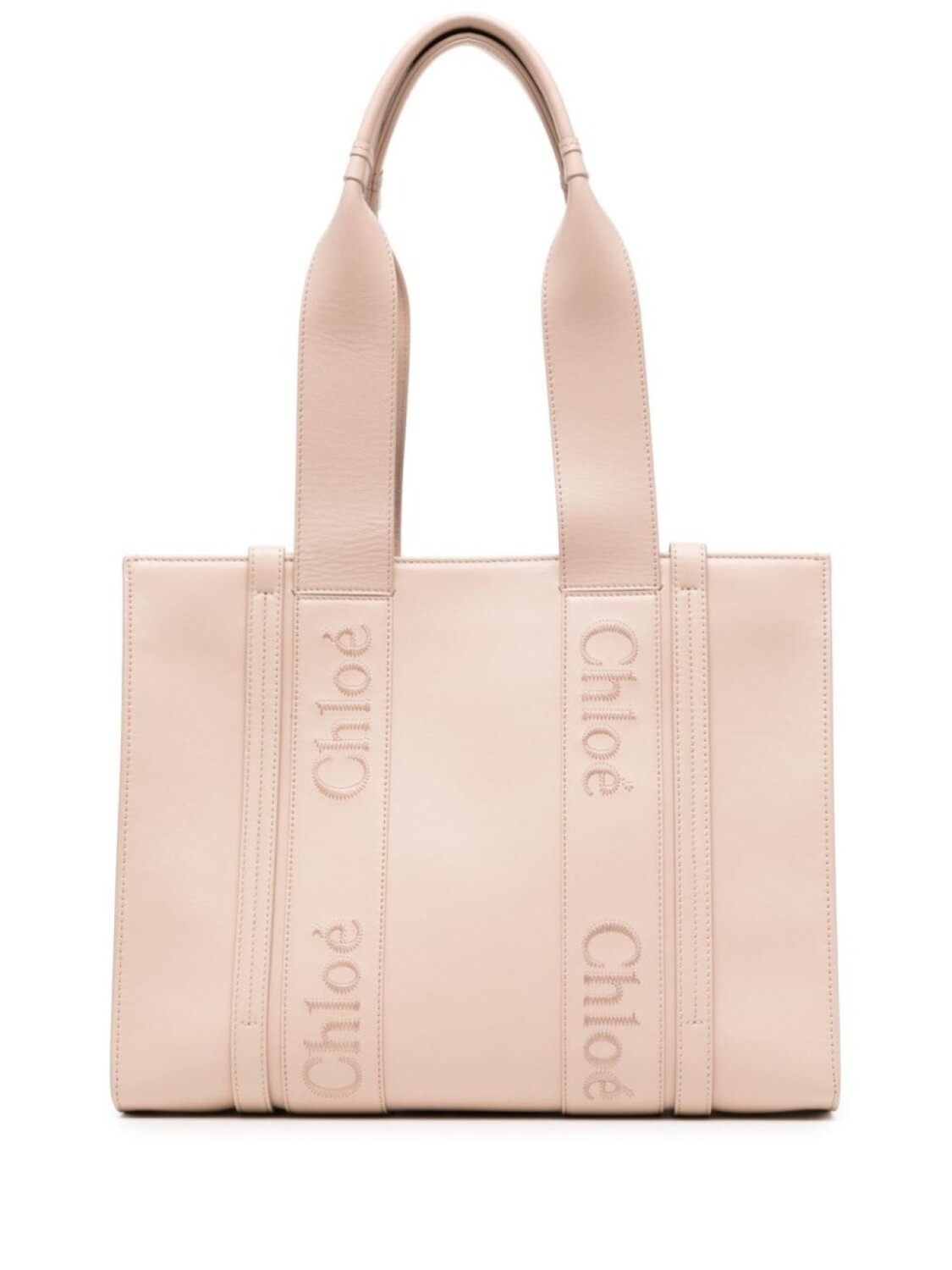 

Chloé сумка-тоут Woody среднего размера, розовый