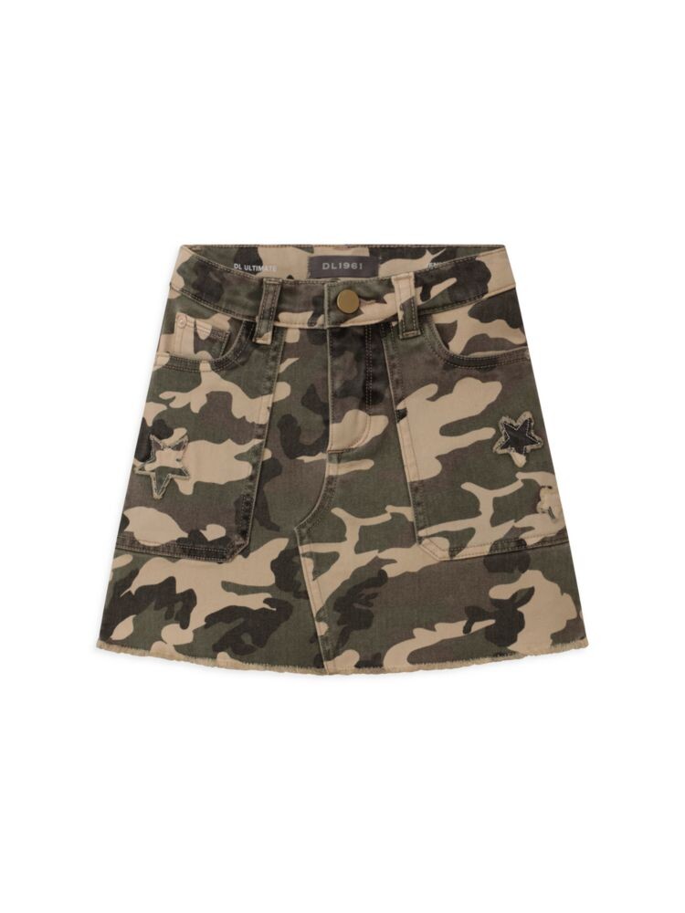 

Мини-юбка с камуфляжным принтом Jenny для девочек Dl1961 Premium Denim, цвет Star Camo