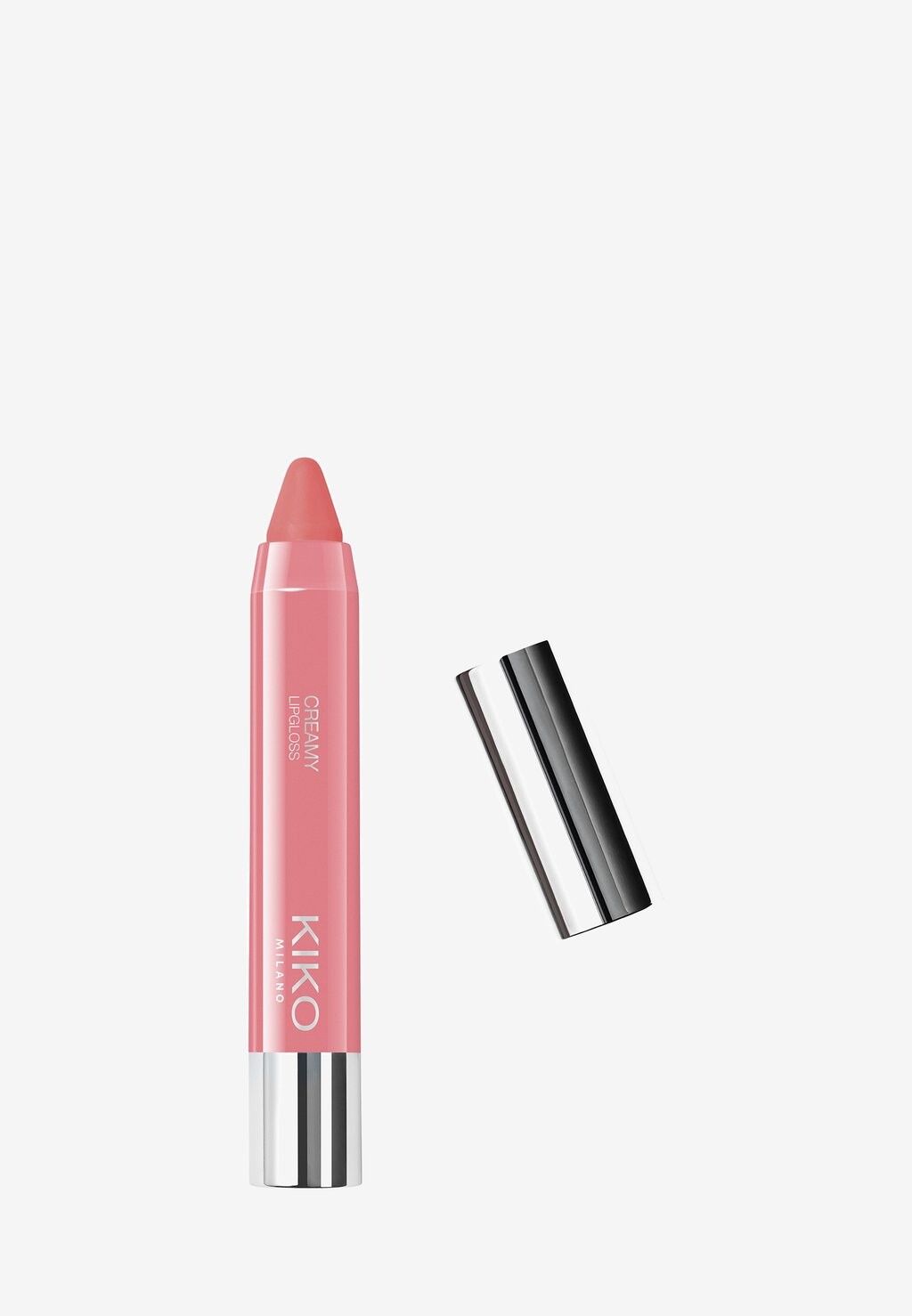 

Блеск для губ Creamy Lipgloss KIKO Milano, цвет 102 pearly strawberry pink, Белый