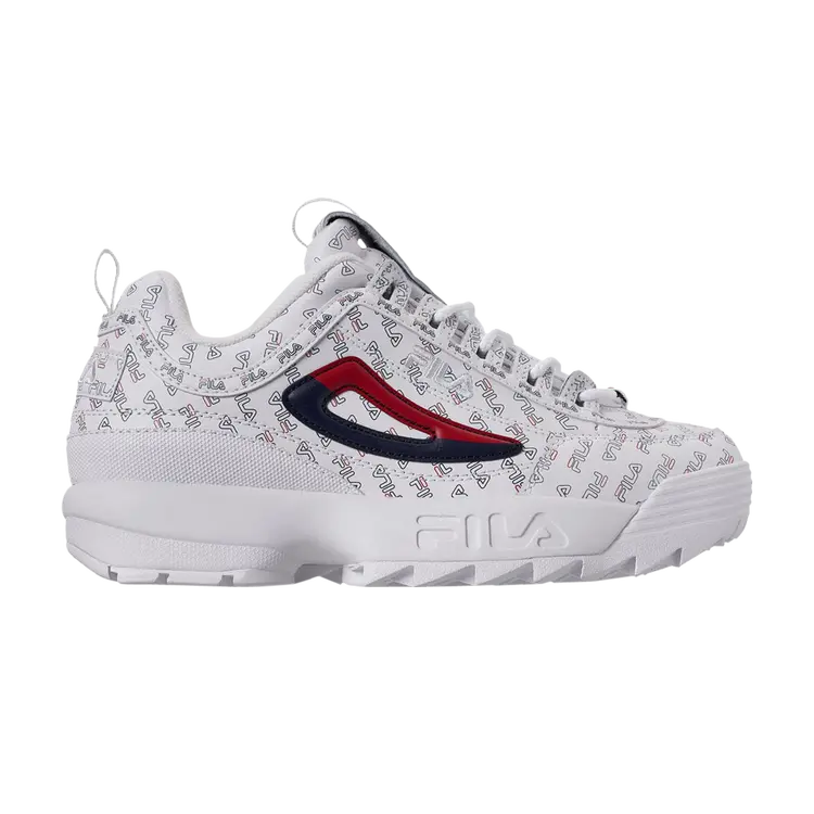 

Кроссовки Fila Disruptor 2 'Multi Logo Print', белый