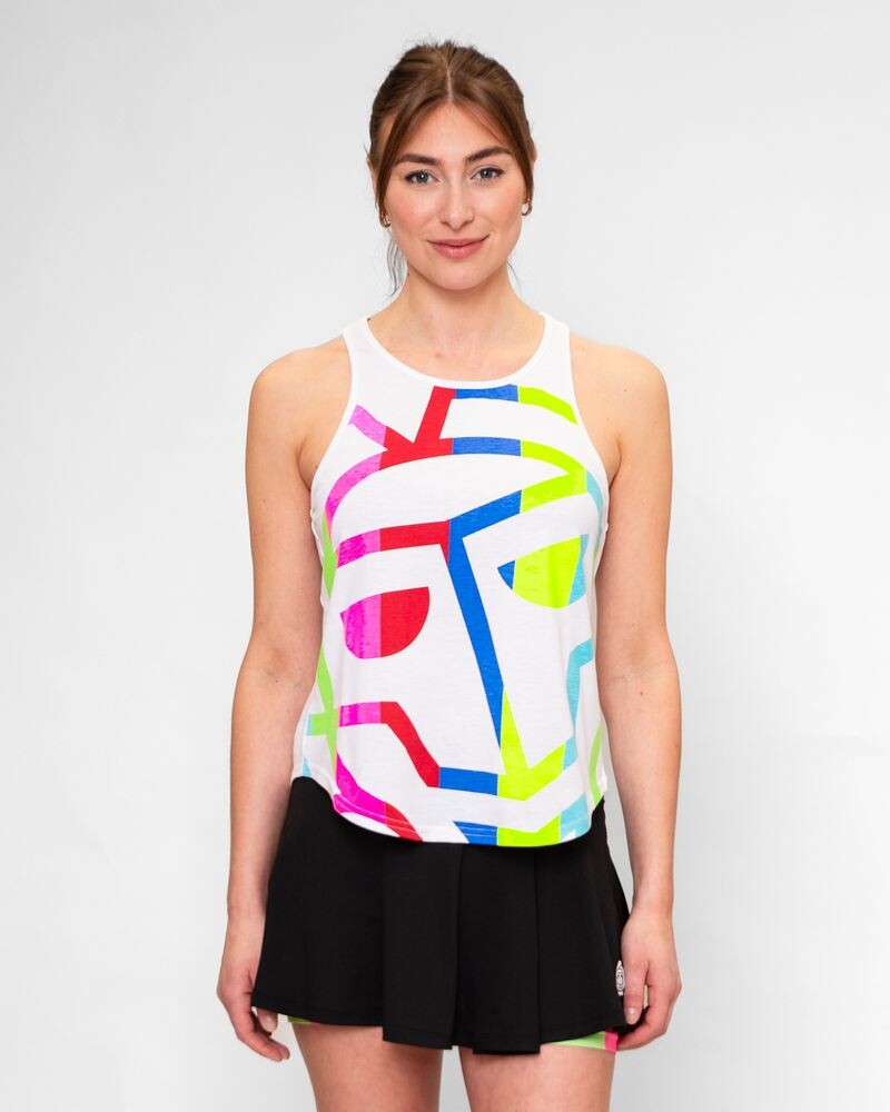 

Футболка BIDI BADU New York Chill Tank white, mixed, белый