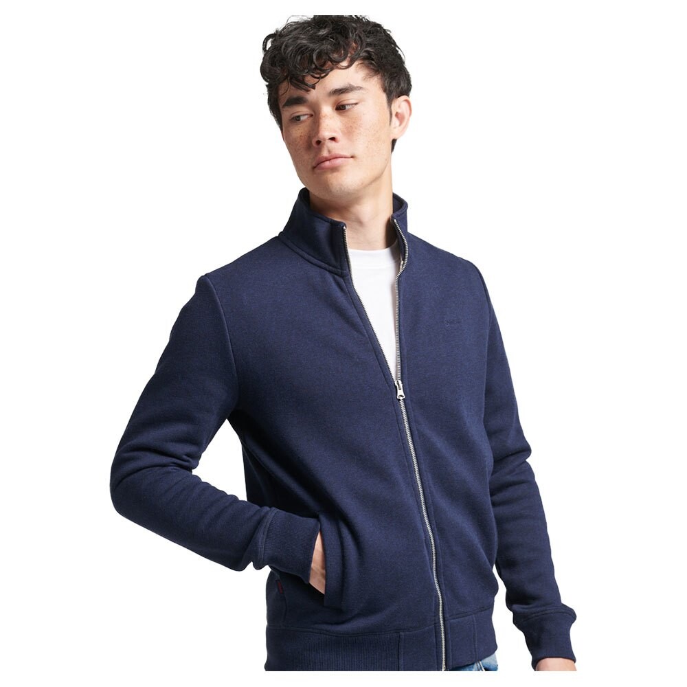 

Толстовка Superdry Vintage Logo Emb Track Full Zip, синий