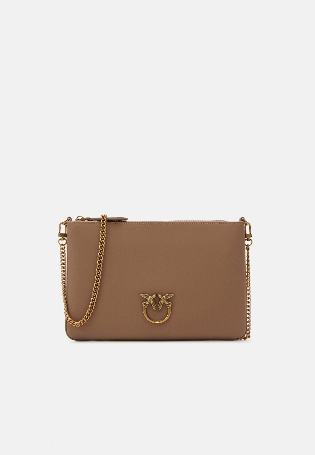 

Сумка кросс-боди Pinko Flat Classic Exclusive Vitello Seta, светло-коричневый