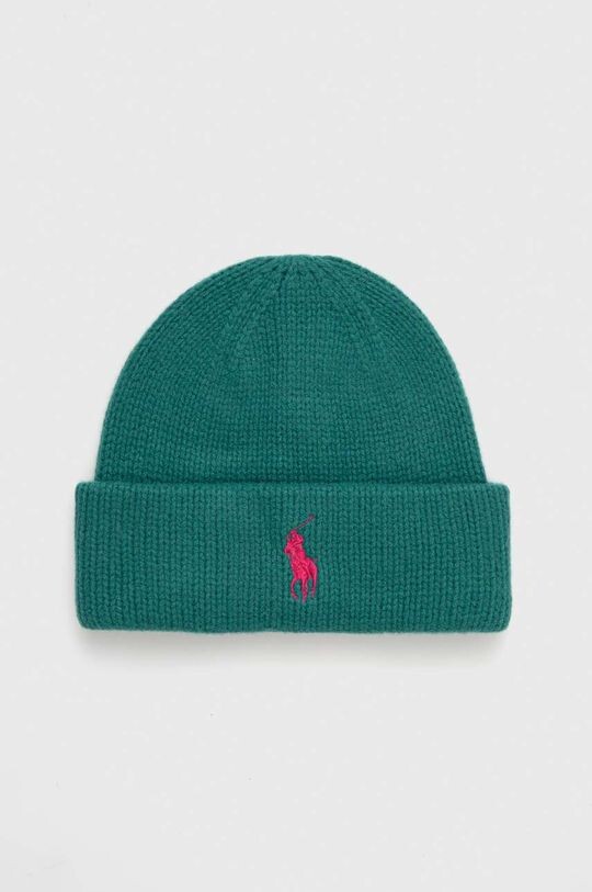 

Шерстяная шапка Polo Ralph Lauren, зеленый