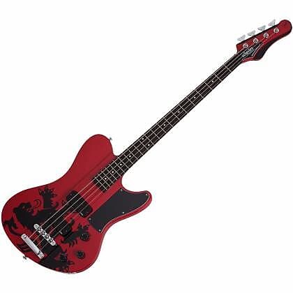 

Басс гитара Schecter Simon Gallup Signature Red and Black 4 String Ultra Bass Guitar - Red and Black, 2241