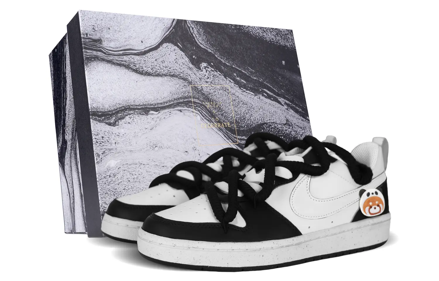 

Кроссовки Nike Court Borough Skateboarding Shoes Women's Low-top Black/white, черный/белый