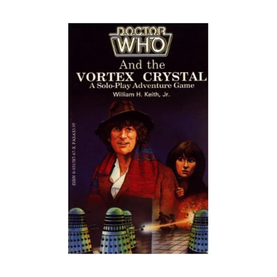 

Роман в мягкой обложке Doctor Who and the Vortex Crystal, Doctor Who (FASA)
