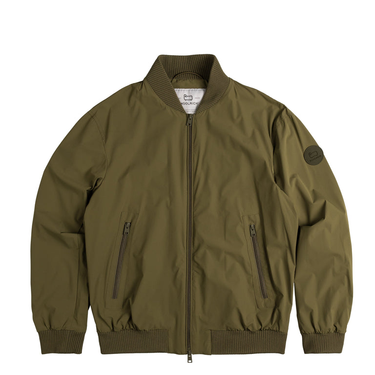 

Куртка Matt Stretch Bomber Woolrich, зеленый