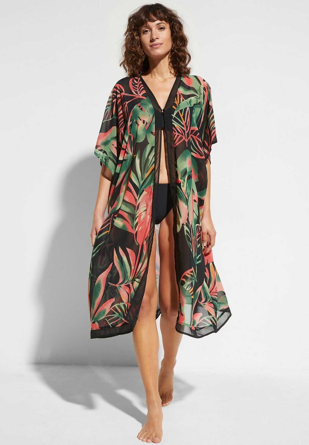 

Пляжный аксессуар Kaftan-Aus Recyceltem bonprix, зеленый