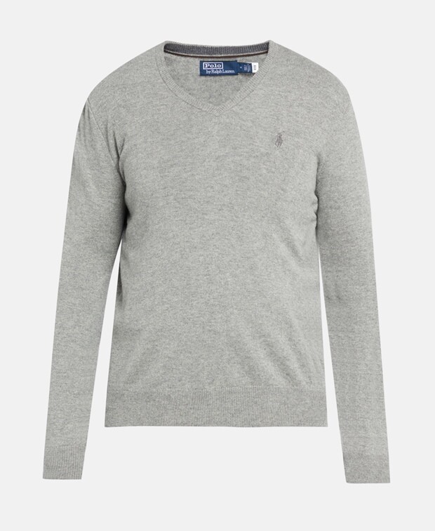 

Шерстяной джемпер Polo Ralph Lauren, серый