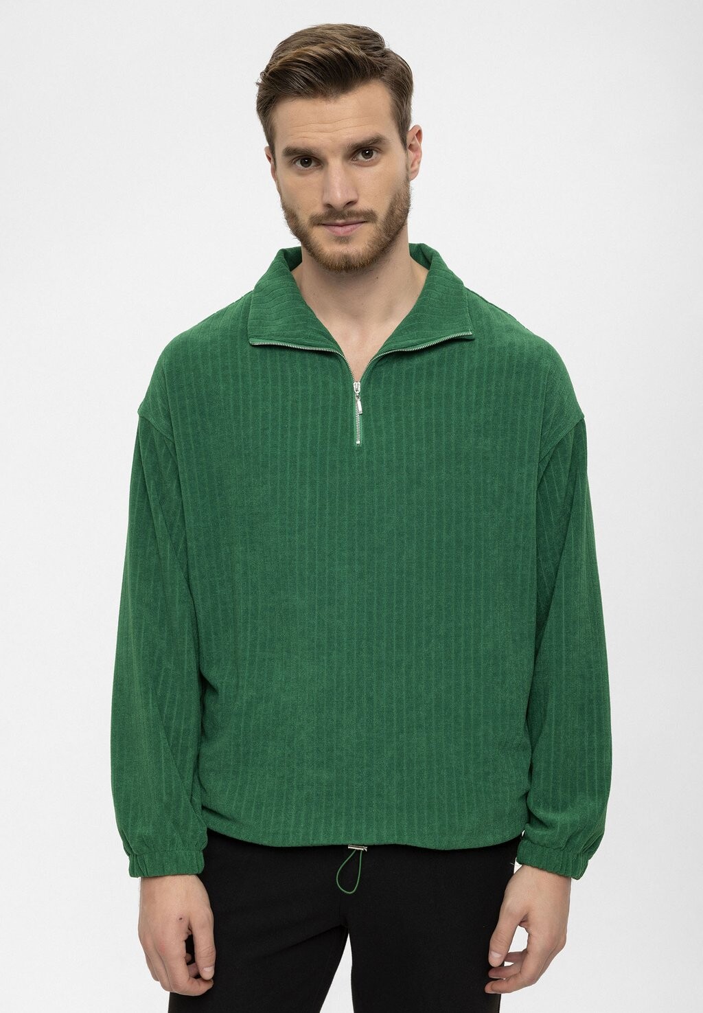 

Флисовая толстовка High Neck Antioch, зеленый