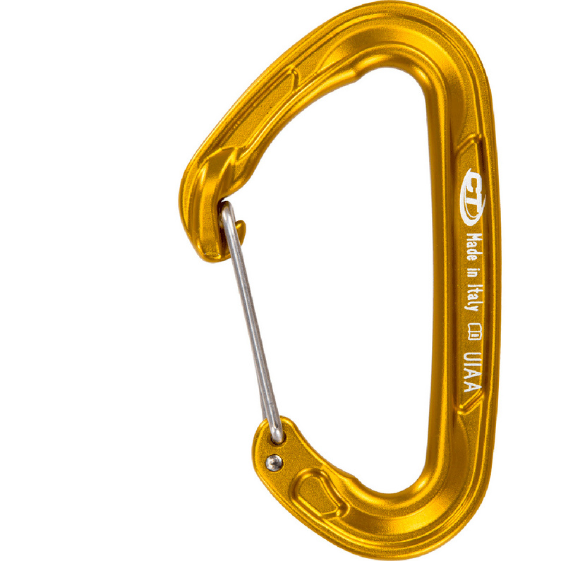 Карабин Fly-Weight EVO Climbing Technology, желтый чехол клатч mypads portafoglio magnetico для fly iq4515 evo energy 1
