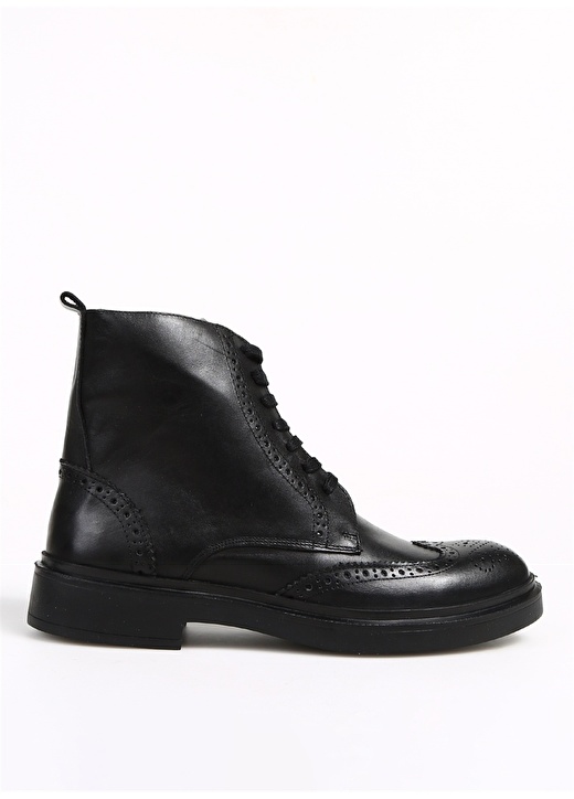 Кожаные черные мужские ботинки Fabrika