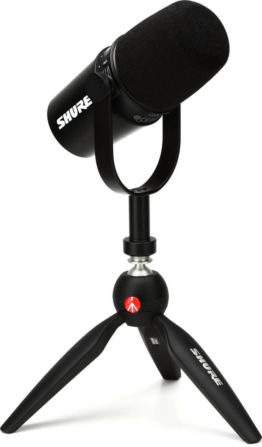 

USB-микрофон для подкастов Shure MV7 и подставка