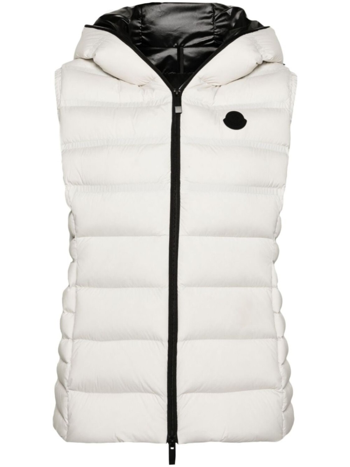 

Moncler дутый жилет Aliterse с капюшоном, белый