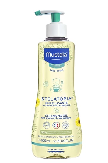 Очищающее масло, 500 мл Mustela Stelatopia очищающее масло 500 мл mustela bebe enfant