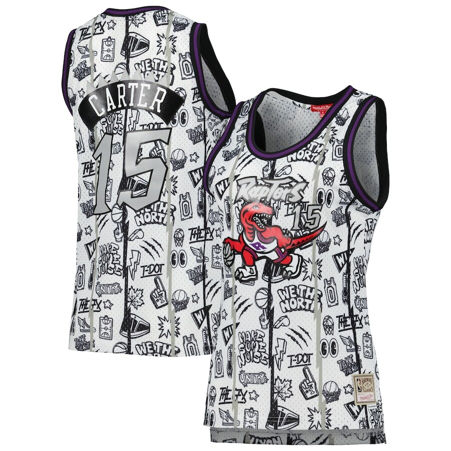 

Джерси Mitchell & Ness Toronto Raptors, белый