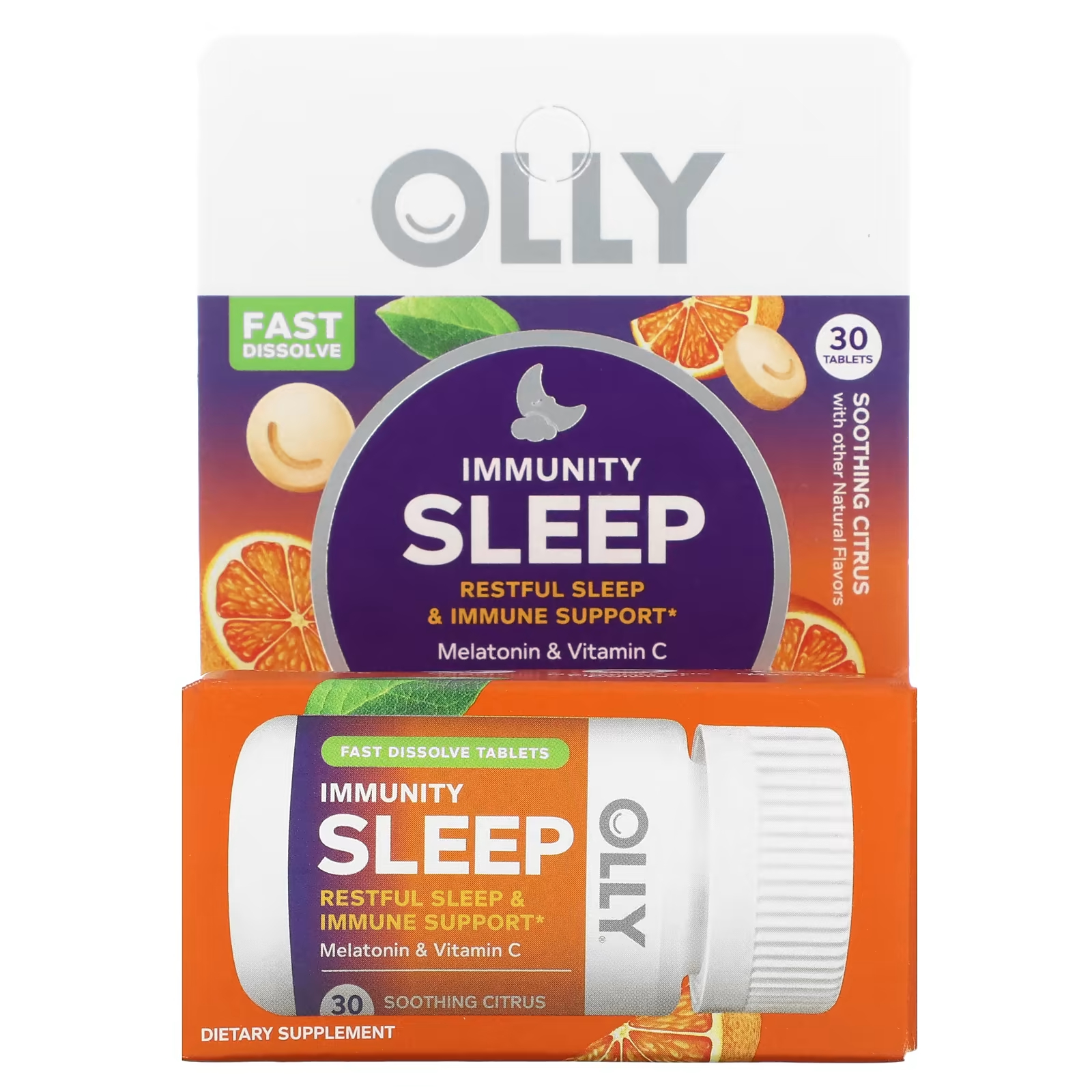 Пищевая добавка Olly успокаивающий сон, 30 таблеток пищевая добавка olly sleep extra strength клубника 30 таблеток