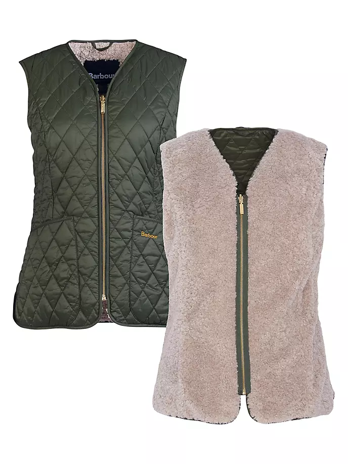 

Двусторонний жилет Markenfield с подкладкой Barbour, цвет olive natural