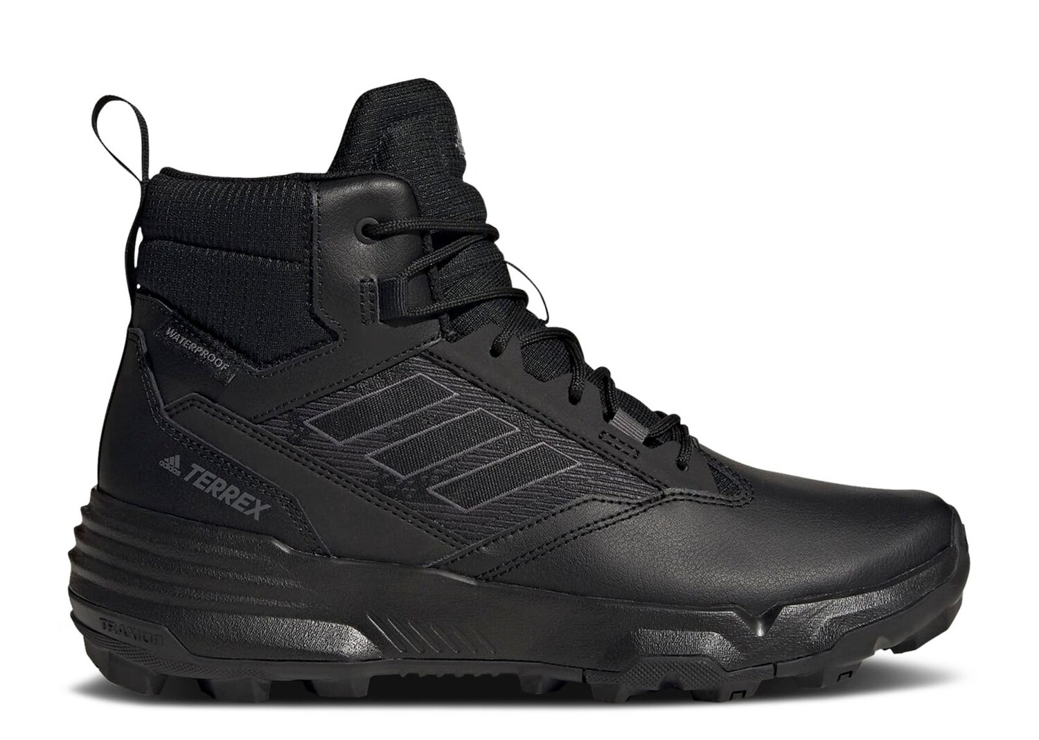 

Кроссовки adidas Terrex Unity Leather Mid Rain.Rdy 'Black Grey', черный, Черный;серый