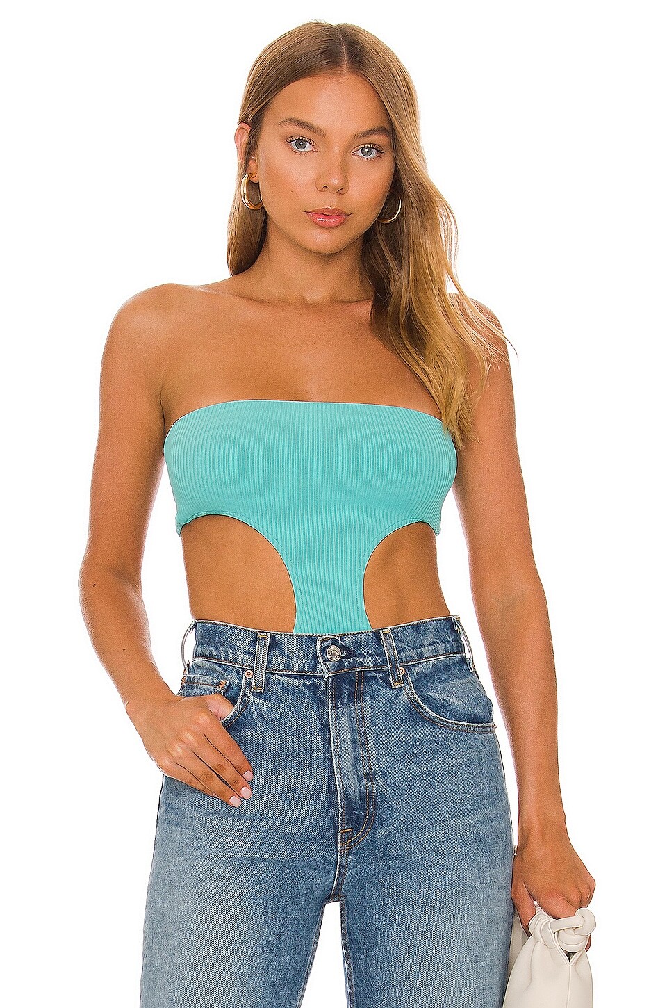 

Боди superdown Darcey Cut Out, цвет Teal