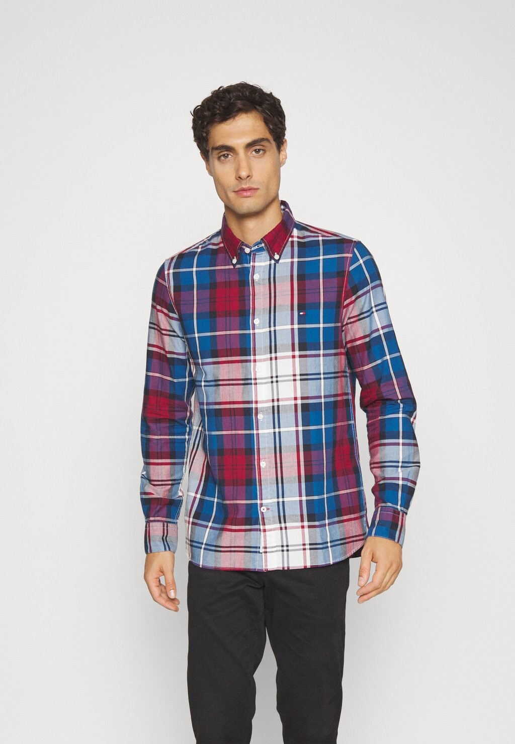 

Рубашка ОКСФОРД Tommy Hilfiger, глубокий индиго мульти