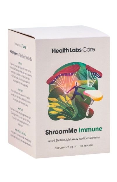 Препарат, укрепляющий иммунитет и уменьшающий чувство усталости Health Labs Shroom Me Immune, 90 шт магнезиум b6 экстракт гриба рейши bio8 капсулы 60 шт