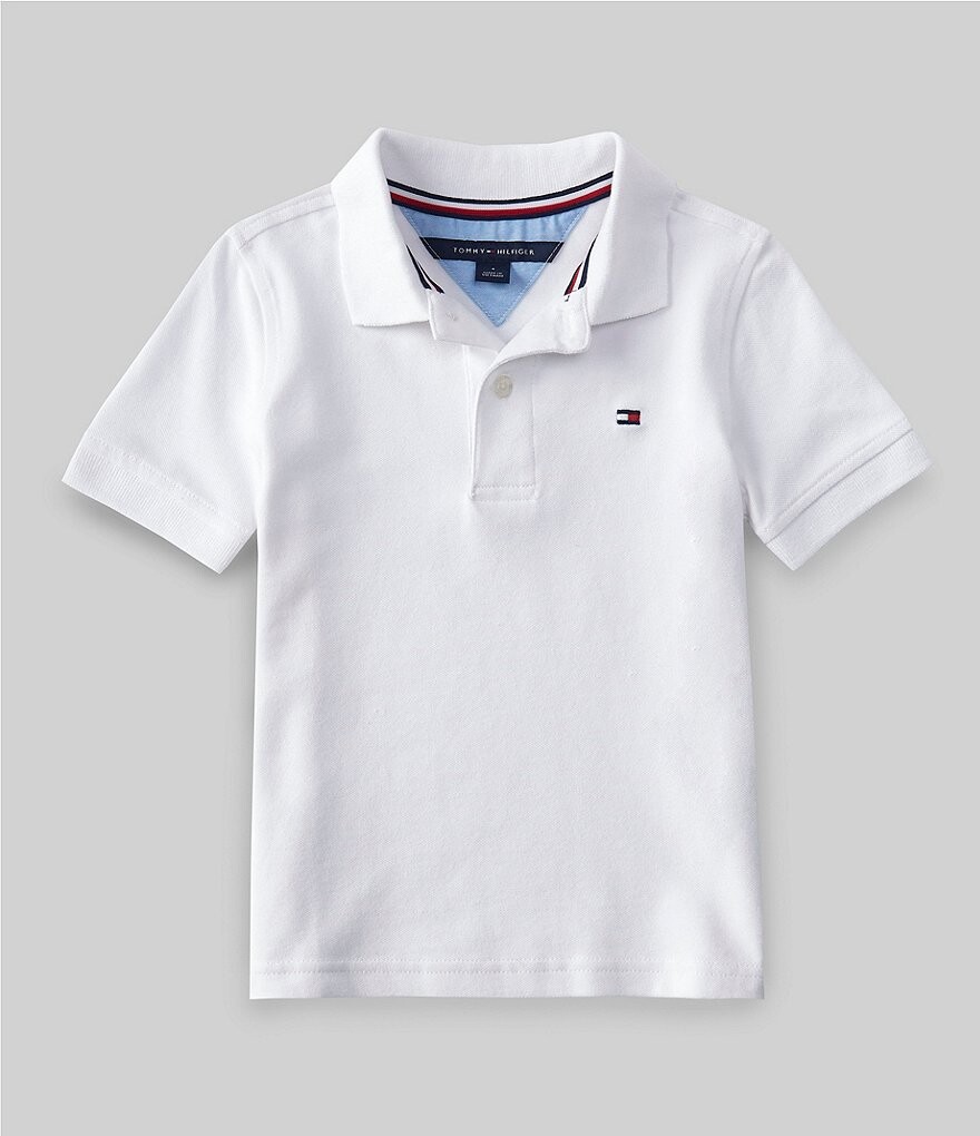 

Рубашка-поло Ivy с короткими рукавами Tommy Hilfiger Little Boys 2T-7, белый